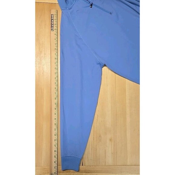 Foot Joy 1/4 Zip Pullover Mens Size Medium Light Blue Golf Raglan Sleeve - Picture 5 of 8